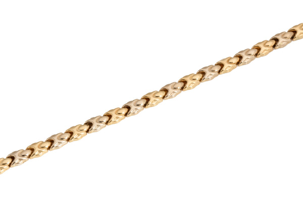 18k Yellow Gold Curb Id Bracelet Italy