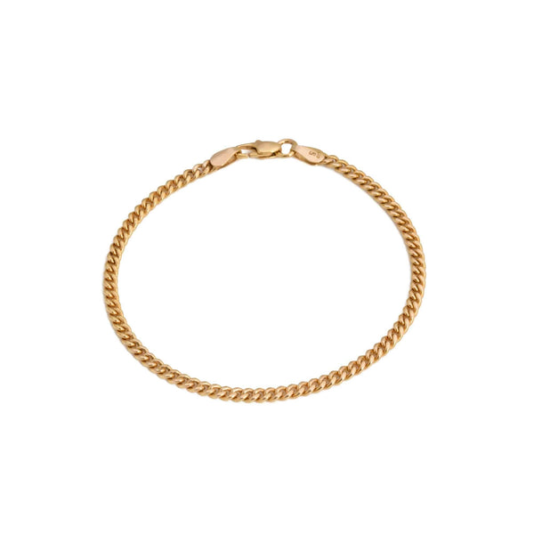 10k Yellow Gold Curb Bracelet