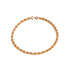 14k Yellow Gold Rope Bracelet Italy