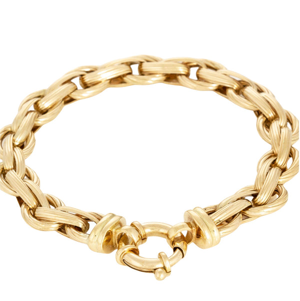 18k Yellow Lock Bracelet