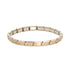 18k T-tone Gold Stretch Versace Bracelet