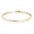 14k Yellow Gold Ladies Puffed Oval Bangle