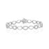 14k White Gold (2.15 Ct. Tw.) Oval Diamond Bracelet