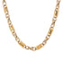 18k Two-tone Mancini Chain