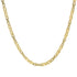 18k T-tone Solid Link Gucci Chain Italy