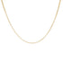 18k Yellow Gold Cable Chain Italy