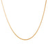 18k Yellow Gold Solid Serpentine Chain