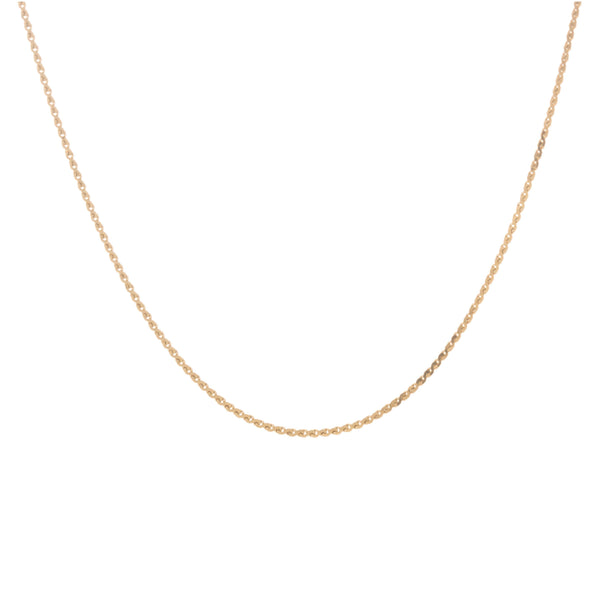 14k Yellow Gold Serpentine Chain