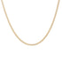 18k Yellow Gold Solid Curb Chain Italy