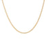 18k Yellow Gold Solid Curb Chain Italy