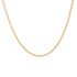 18k Yellow Gold Solid Curb Chain