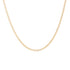 18k Yellow Gold Solid Curb Chain Italy