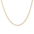 18k Yellow Gold Solid Curb Chain Italy