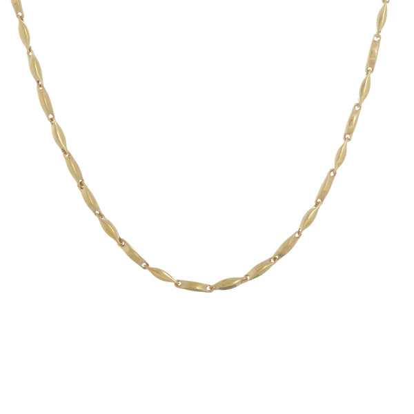 18k Yellow Gold Fancy Chain Italy