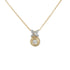 14k T-tone (0.20 Ct. Tw.) Hugs Kisses Diamond Necklace