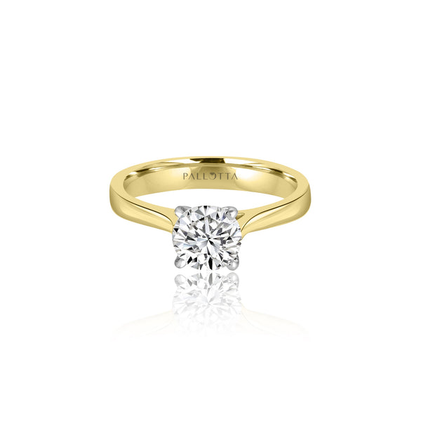 18k Yellow Gold Solitaire Classic Engagement Ring