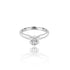 14k White Gold Solitaire Engagement Ring