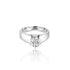 14k White Gold Solitaire Engagement Ring