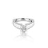 18k White Gold Solitaire Engagement Ring