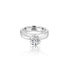 18k White Gold Solitaire Engagement Ring