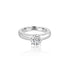 14k White Gold Solitaire Engagement Ring