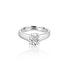 14k White Gold Solitaire Engagement Ring