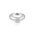 18k White Gold Solitaire Engagement Ring