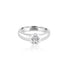 14k White Gold Solitaire Engagement Ring