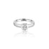 14k White Gold Solitaire Engagement Ring