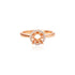 18k Rose Gold Halo Engagement Ring