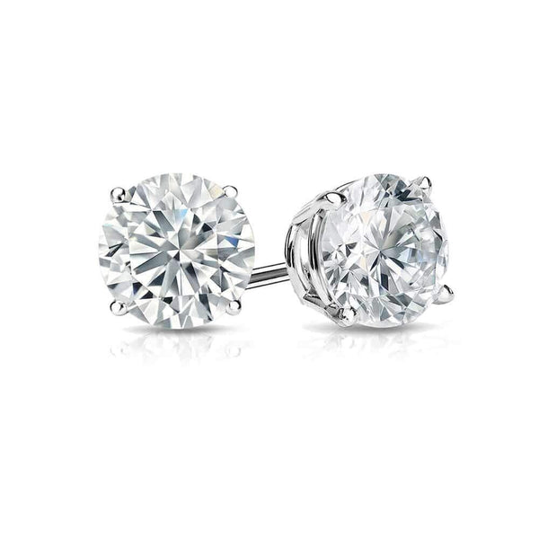 14k White Gold (0.49 Ct. Tw.) Diamond Stud Earrings