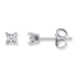 14k White Gold (0.80 Ct. Tw.) Diamond Stud Earrings