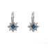 18k White Gold Lever back Cubic Hadley Earrings