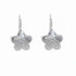 18k White Gold Lever back Cubic Gianna Earrings