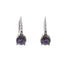 18k White Gold Tanzanite & Diamond Ximena Earrings