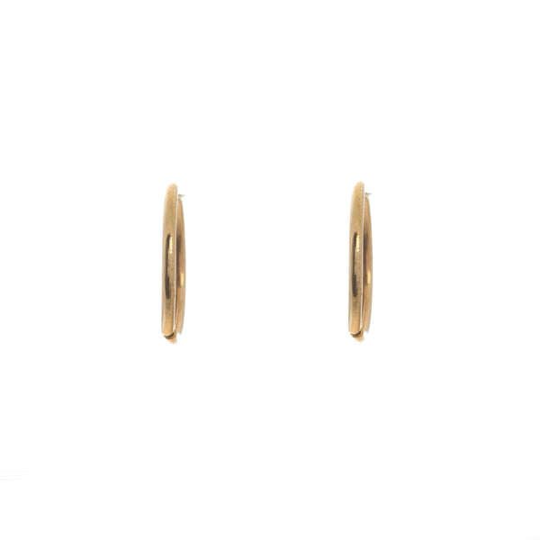 14k Yellow Gold Sleepers Daisy Earrings