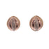 18k T-tone Omega back Lauren Earrings