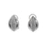 18k White Omega Gianna Earrings