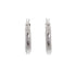 14k White Gold Tube Style Tona Earrings