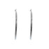 18k White Gold Tube Style Hoop Skylar Earrings