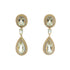 18k Yellow Checkered Drop Rowan Earrings