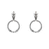 14k White Gold Diamond Drop Ryleigh Earrings