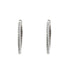 14k White Gold Diamond Hoops Amaya Earrings