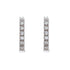 18k White Gold Huggies Annie Earrings