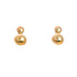 18k Yellow Gold Round Shape Kira Earrings