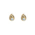 18k Yellow Gold Studs Cubic Stone Nylah Earrings