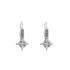 18k White Gold Princess Cubic Kelsey Earrings