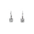 18k White Gold Princess Cubic Talia Earrings