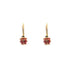 18k Yellow Gold Lady Bug Lever Rosalie Earrings