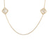 18k Triple Clover Necklace